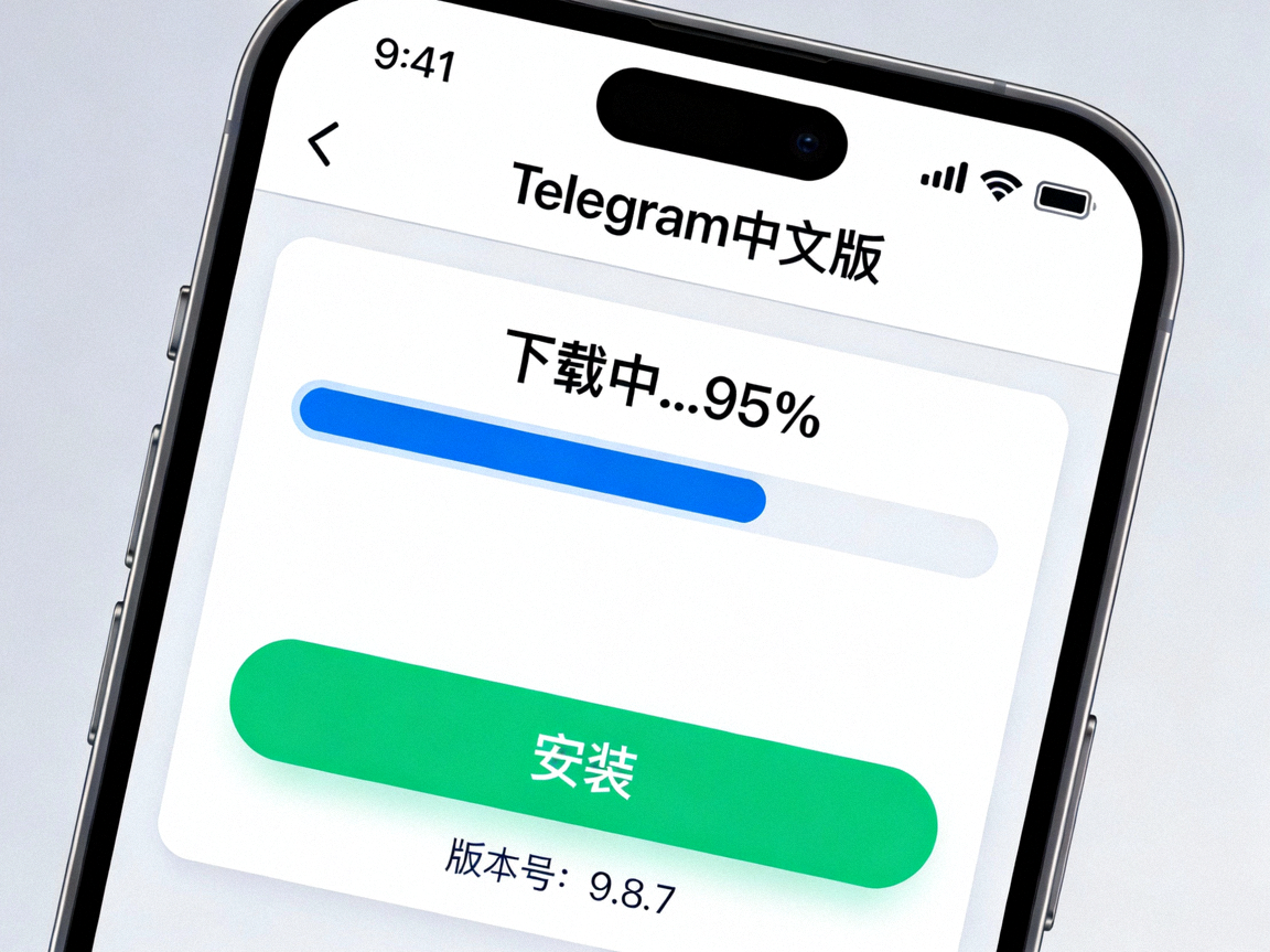 Telegram中文版官方应用程序下载与安装界面截图